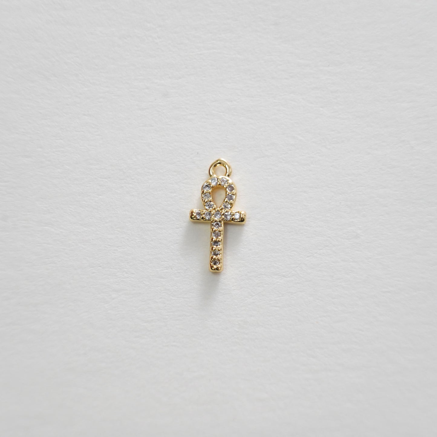 Gold Cross Charms,18K Gold Filled Cross Pendant,Silver Religious Charm Bracelet Necklace for DIY Jewelry Making Supply
