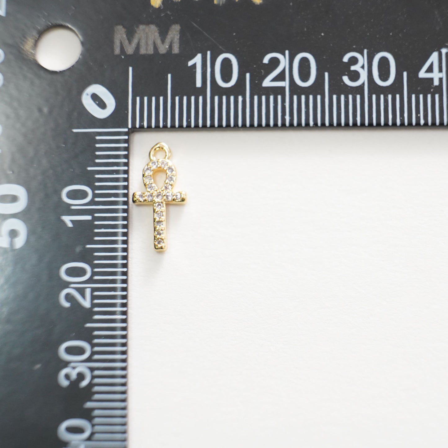 Gold Cross Charms,18K Gold Filled Cross Pendant,Silver Religious Charm Bracelet Necklace for DIY Jewelry Making Supply