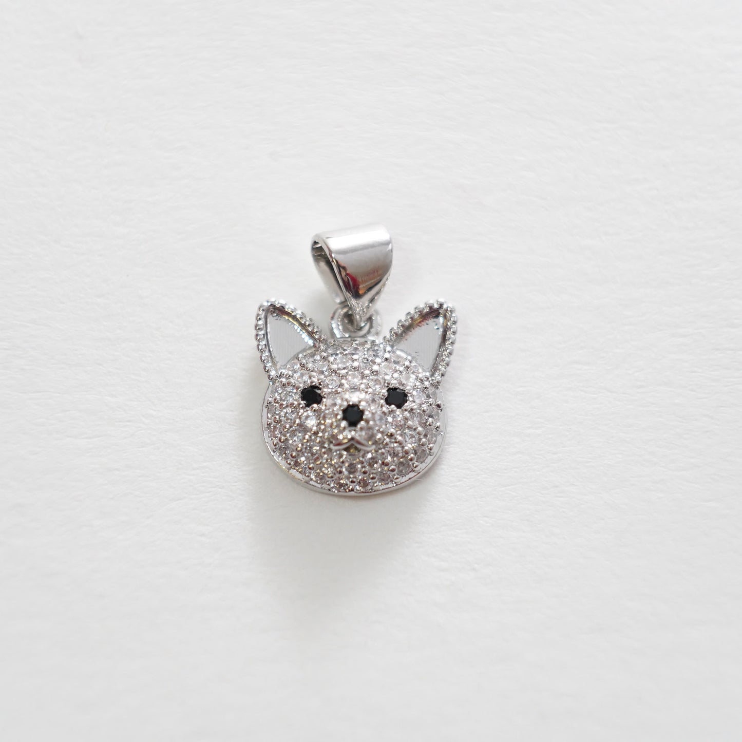 Gold Dog Charms,18K Gold Filled Dog Pendant,cute Dog Charm Bracelet Necklace for DIY Jewelry Making Supply