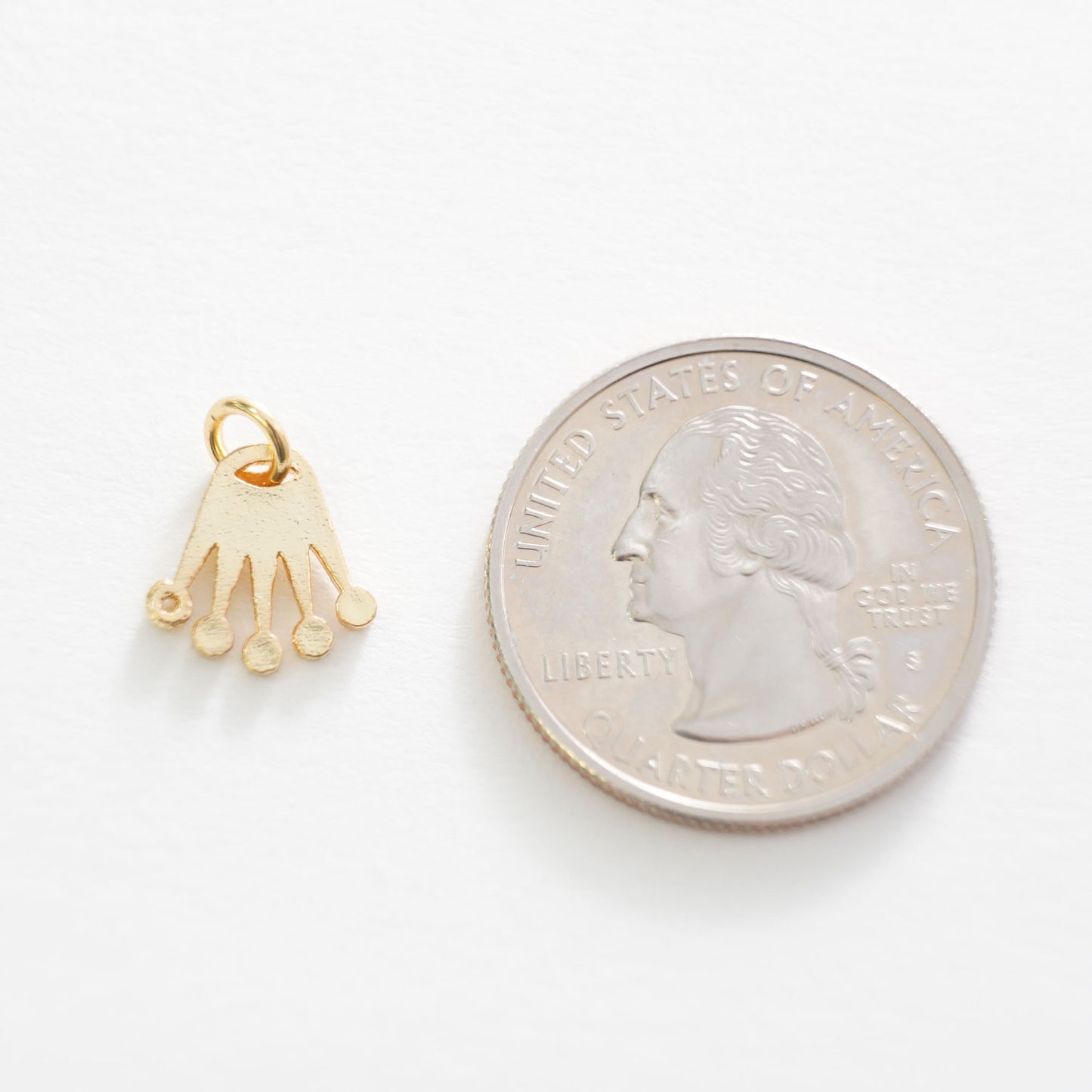 Gold crown Charms,18K Gold Filled crown Pendant,crown Charm Bracelet Necklace for DIY Jewelry Making Supply