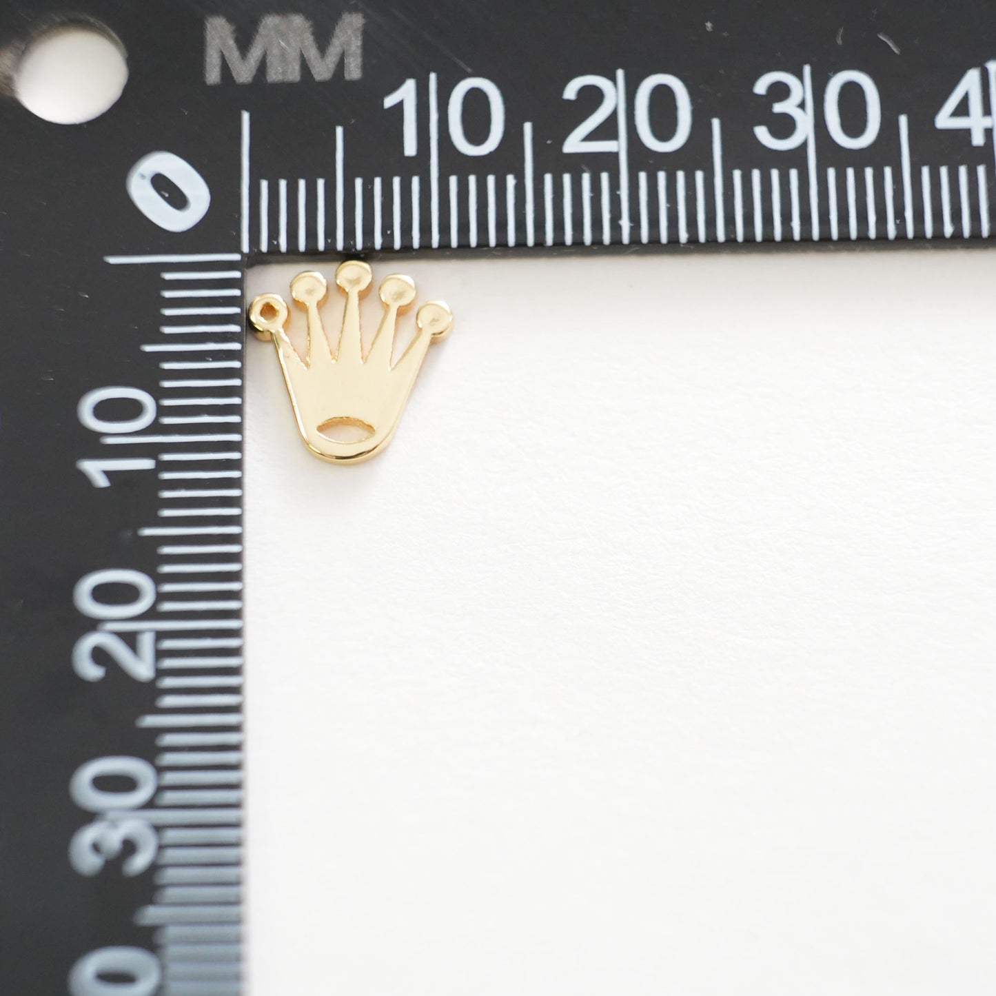 Gold crown Charms,18K Gold Filled crown Pendant,crown Charm Bracelet Necklace for DIY Jewelry Making Supply