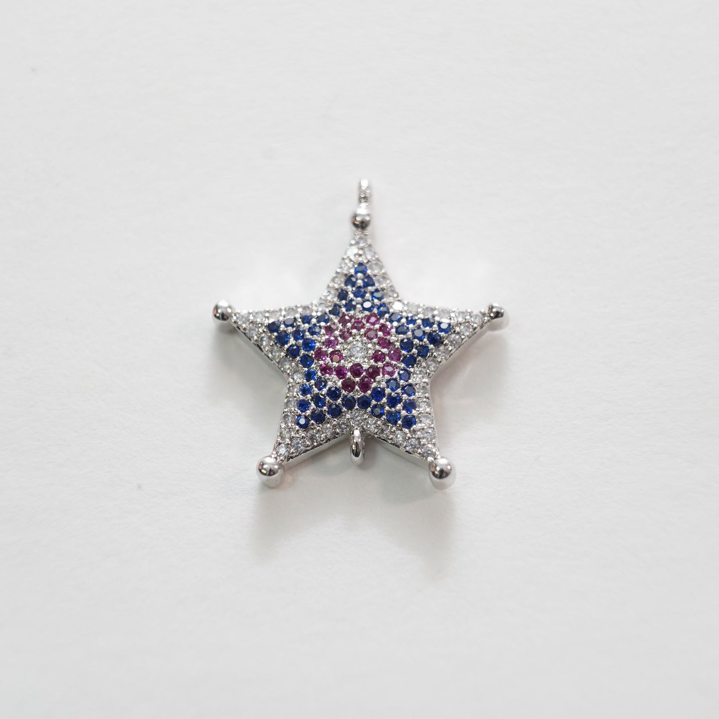Gold Star Connector Charms,18K Gold Filled CZ Micro Pave Star Pendant,Star Charm Bracelet Necklace for DIY Jewelry Making Supply