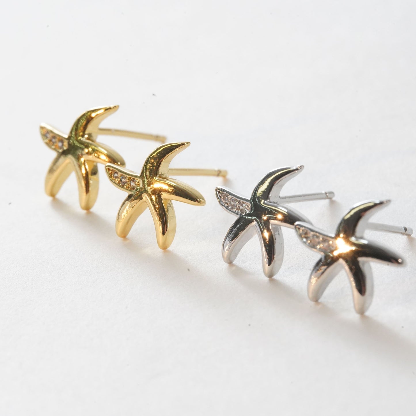 1pair 18K Gold Filled Star Earrings,Gold Earrings,Dainty Earrings