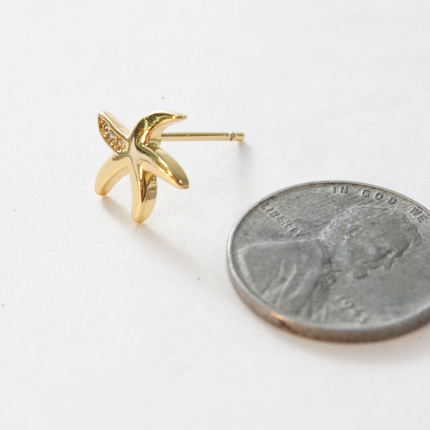 1pair 18K Gold Filled Star Earrings,Gold Earrings,Dainty Earrings