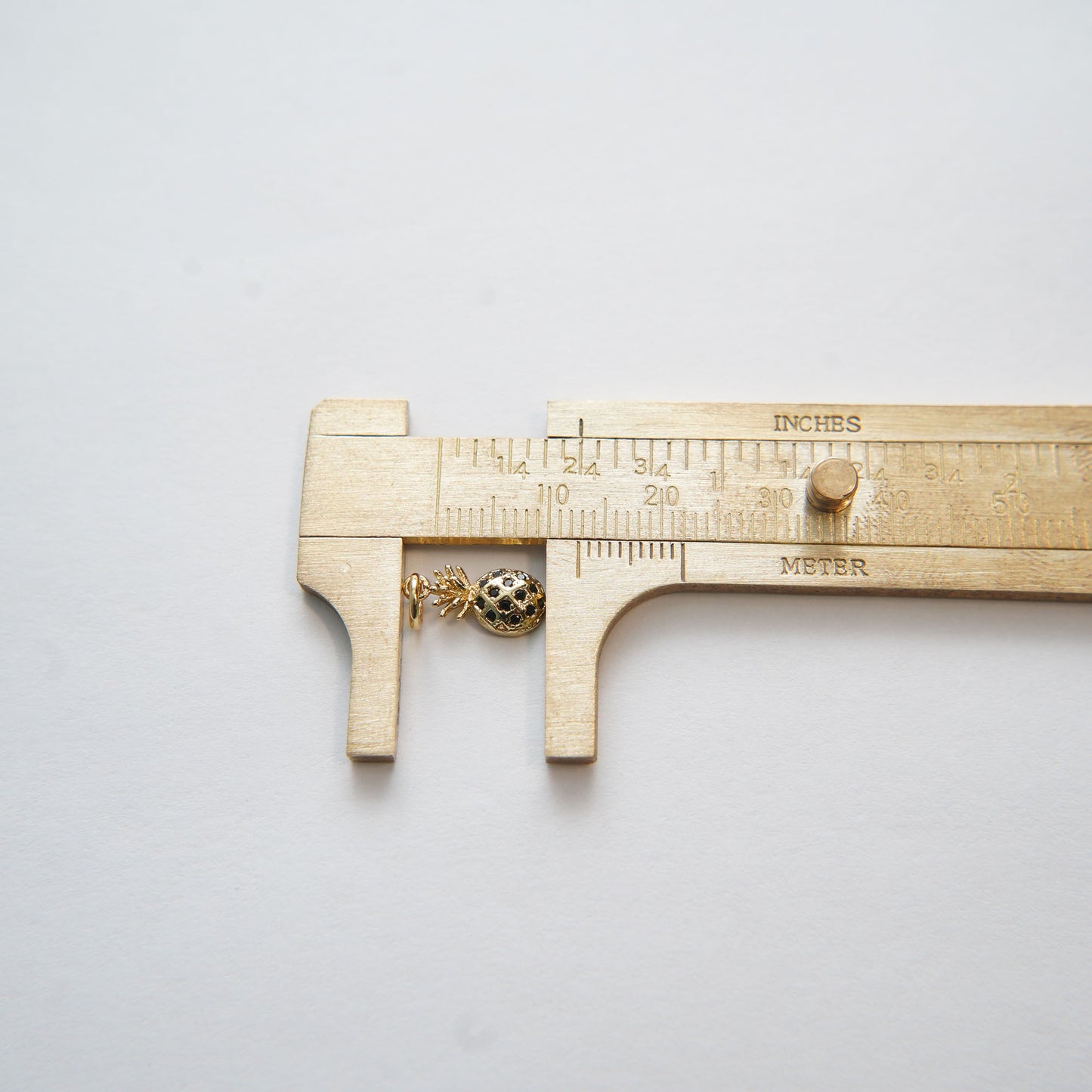 Gold Pineapple Charms,18K Gold Filled Pineapple Pendant,Fruit Charm Bracelet Necklace for DIY Jewelry Making Supply