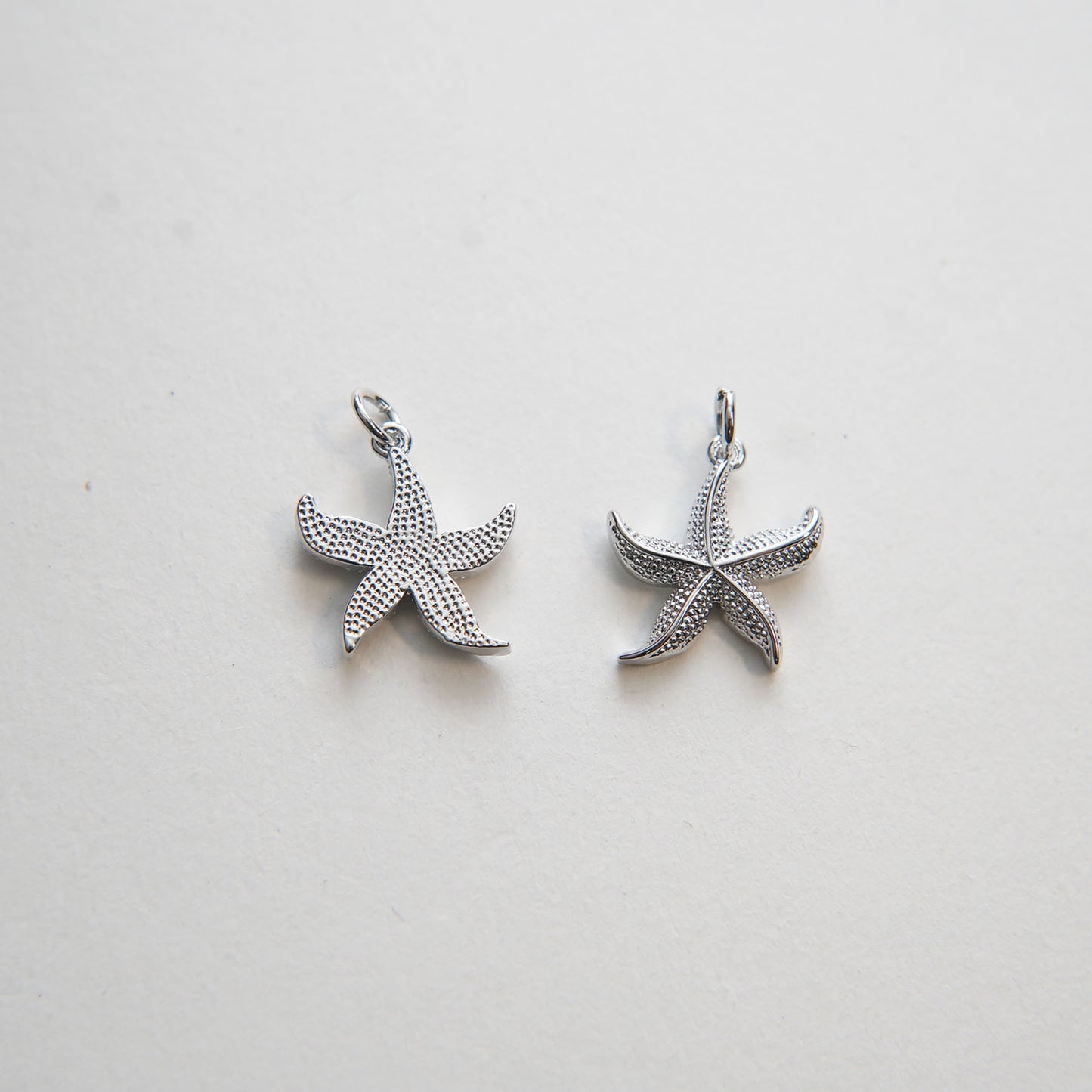 Gold Starfish Charms,18K Gold Filled Sea star Pendant,Starfish Charm Bracelet Necklace for DIY Jewelry Making Supply