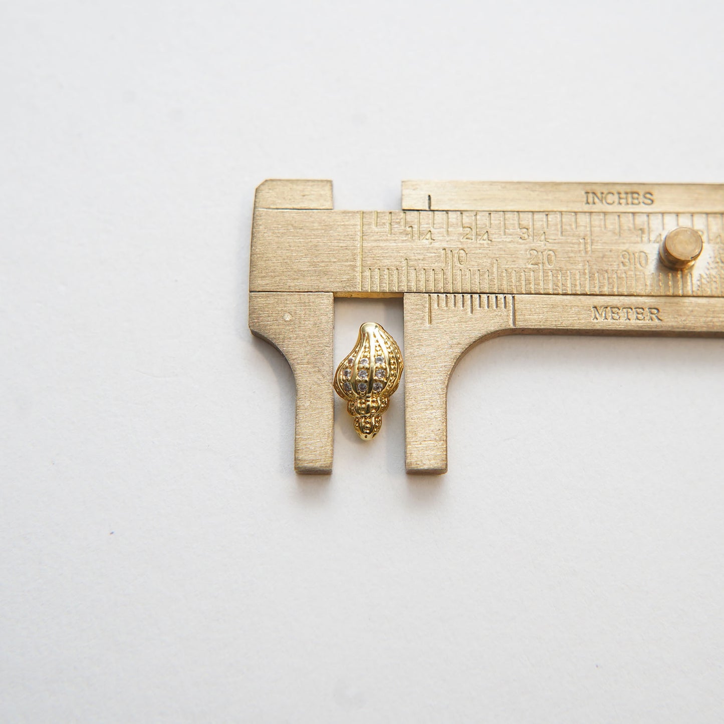 Gold Conch Charms,18K Gold Filled Conch Shell Pendant,Silver Conch Shell Charm Bracelet Necklace for DIY Jewelry Making Supply