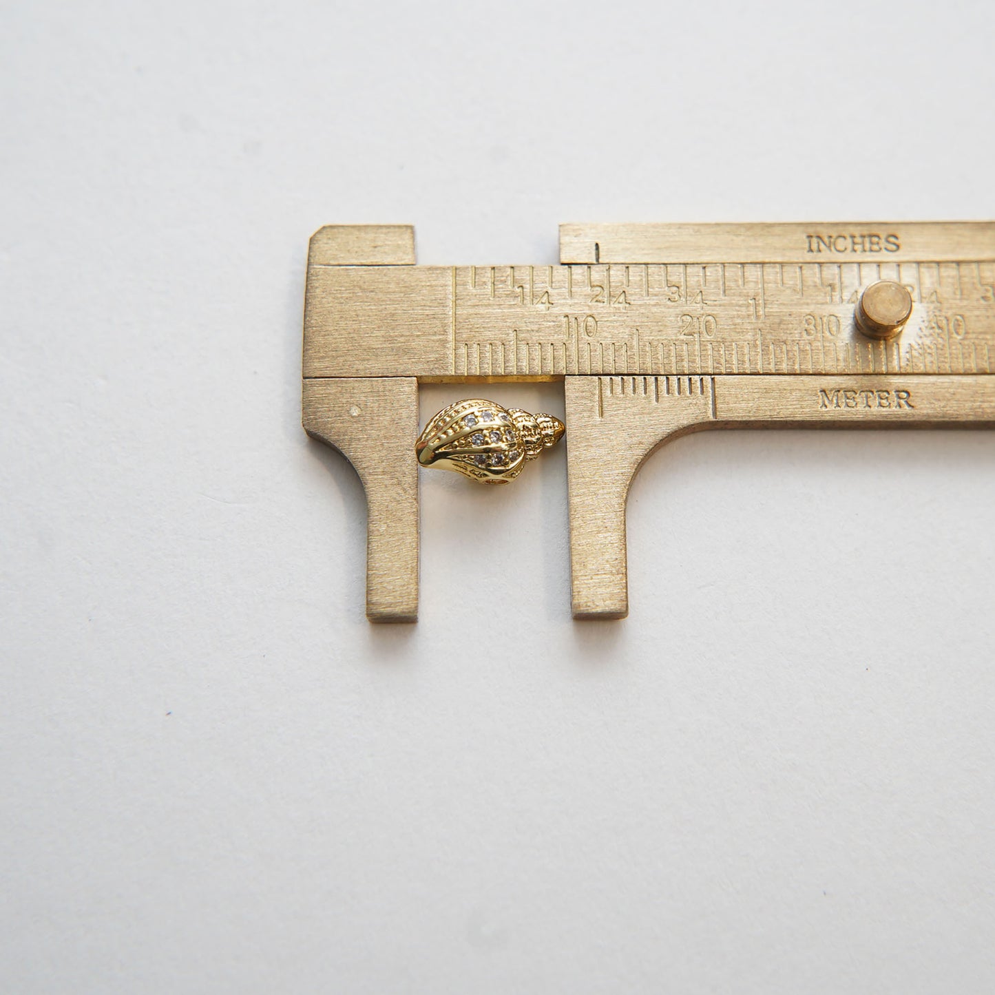 Gold Conch Charms,18K Gold Filled Conch Shell Pendant,Silver Conch Shell Charm Bracelet Necklace for DIY Jewelry Making Supply