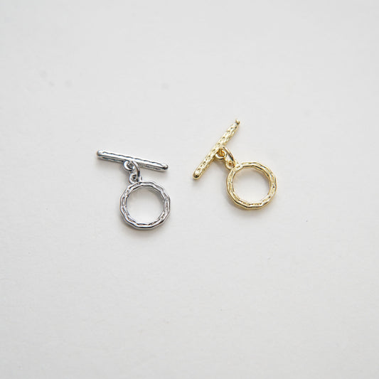 18K Gold Toggle Clasp, Gold OT Clasp Fancy Design OT Clasp Bulk Supply for Bracelet Necklace Component