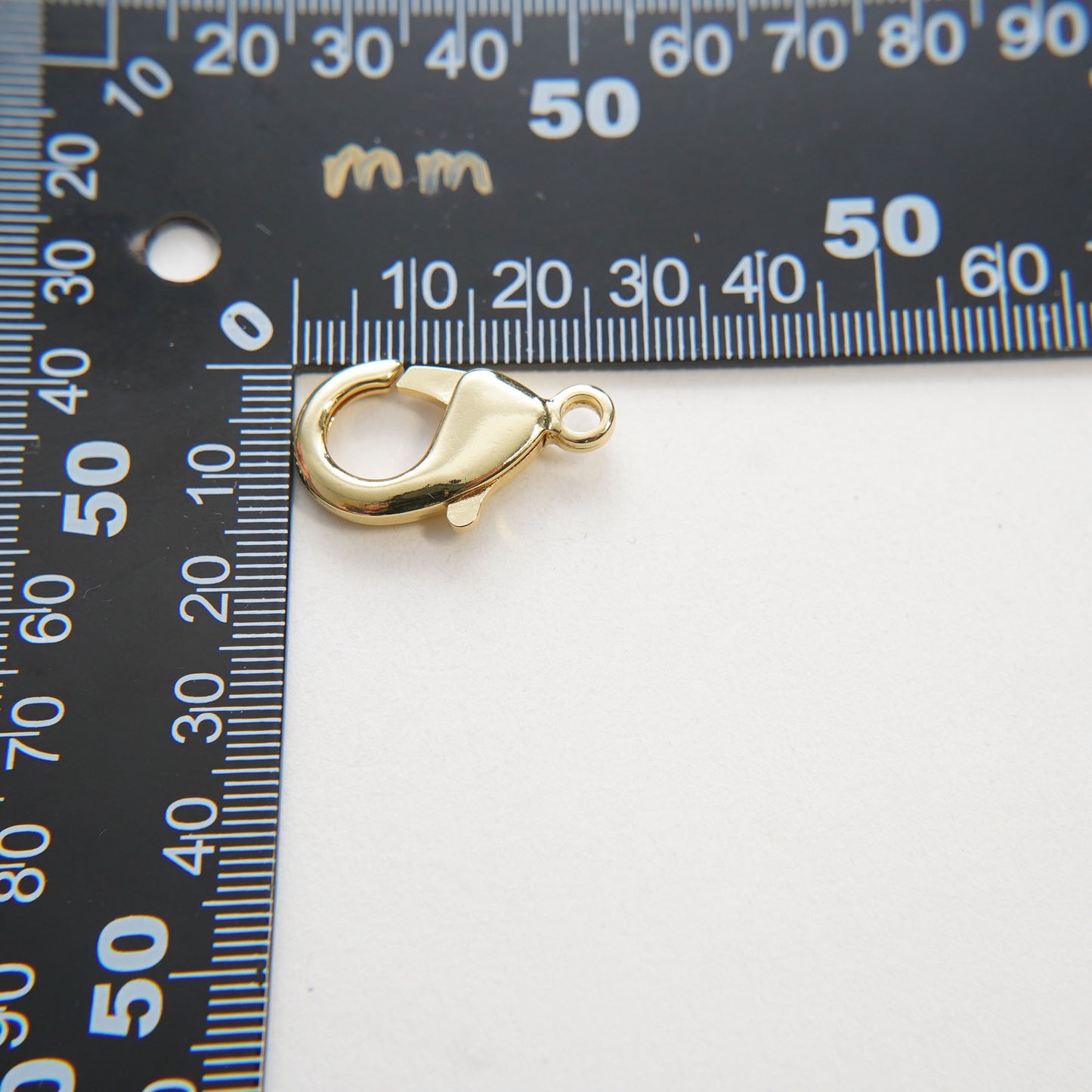 Gold Clasp,18K Gold Filled Lobster Clasp Gold Lobster Claw for DIY Jewelry Finding Necklace Bracelet