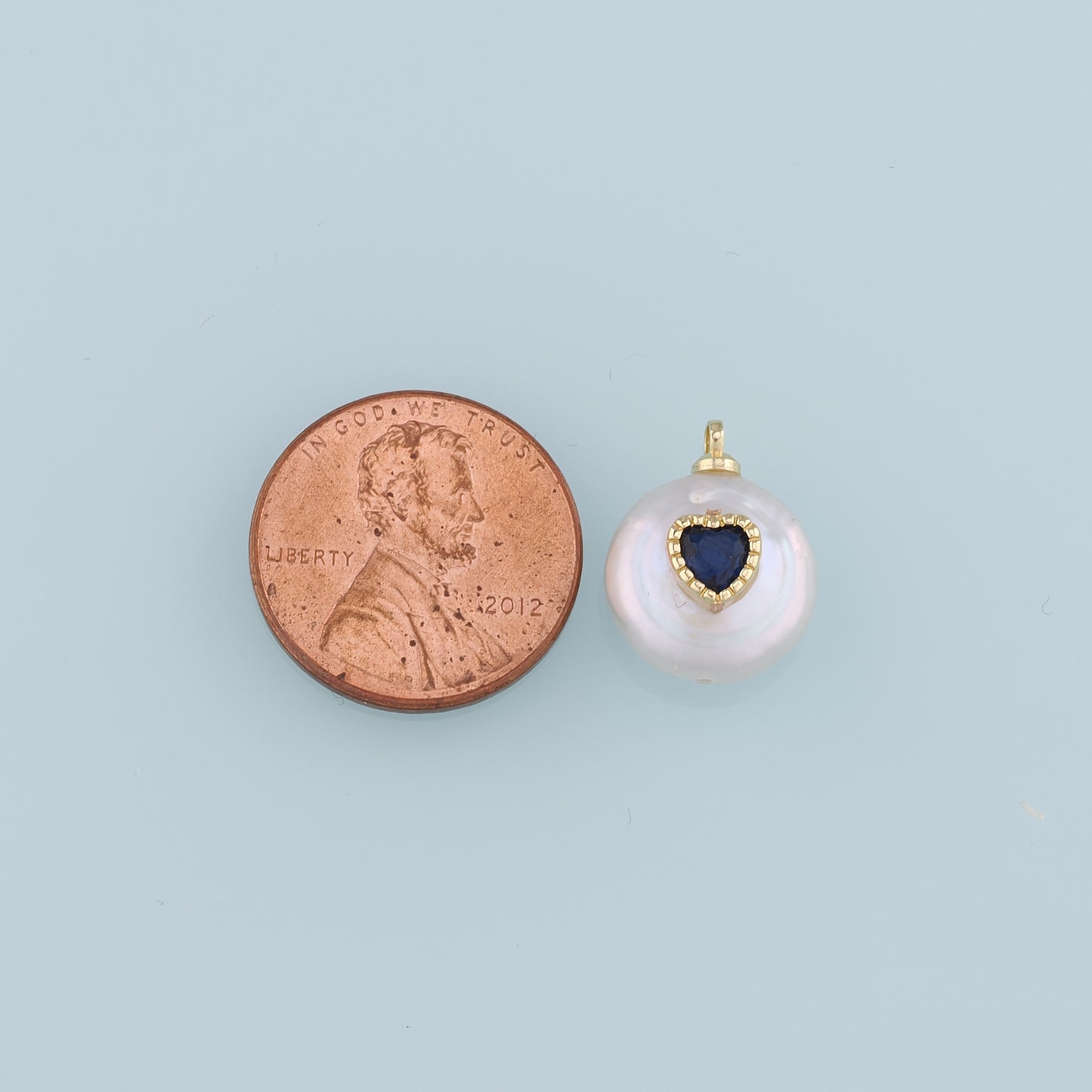 Gold Heart Charms,18K Gold Filled Pearl Heart Pendant,Heart Charm Bracelet Necklace for DIY Jewelry Making Supply
