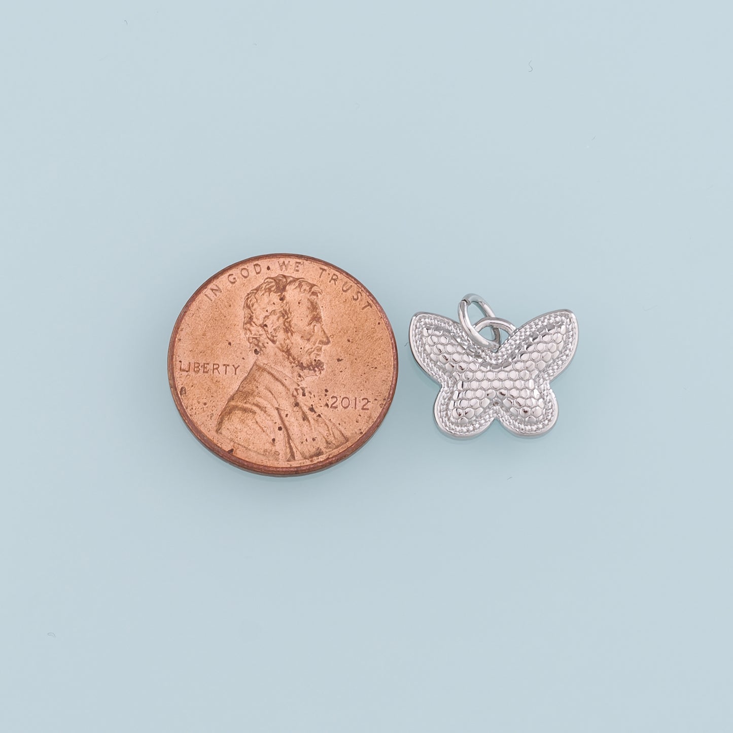 Gold Butterfly Charms,18K Gold Filled Butterfly Pendant,Butterfly Charm Bracelet Necklace for DIY Jewelry Making Supply