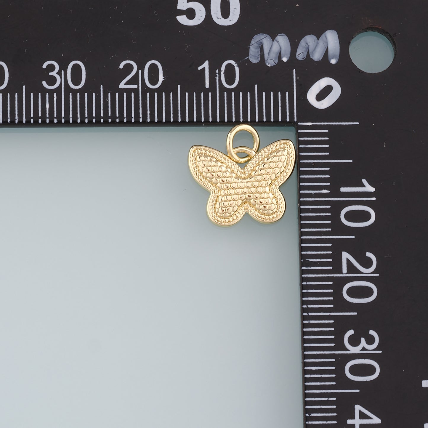 Gold Butterfly Charms,18K Gold Filled Butterfly Pendant,Butterfly Charm Bracelet Necklace for DIY Jewelry Making Supply