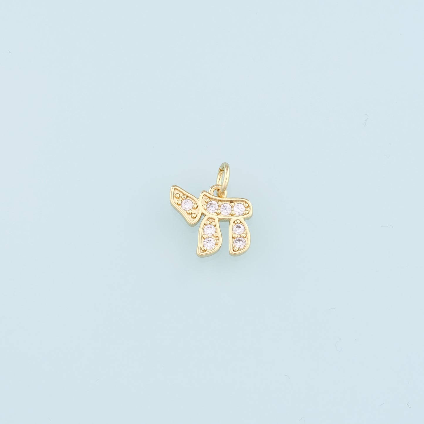 18K Gold Filled Horse Pendant,CZ Micro Pave Horse Charm Bracelet Necklace for DIY Jewelry Making Supply