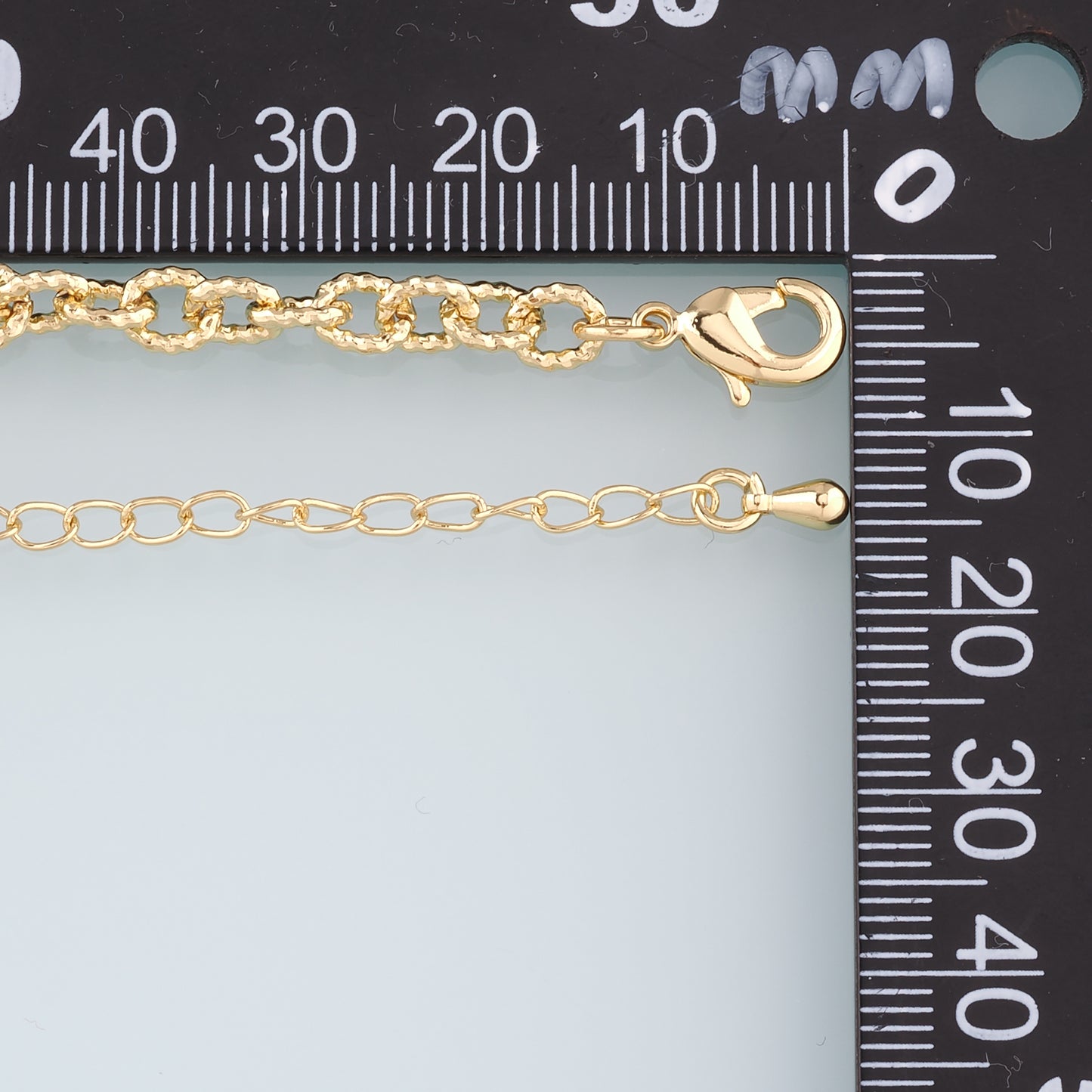Gold Adjustable Chain,18K Gold Filled Oval Bracelet,Semi Finished Bracelets,Bracelets for Jewelry Making