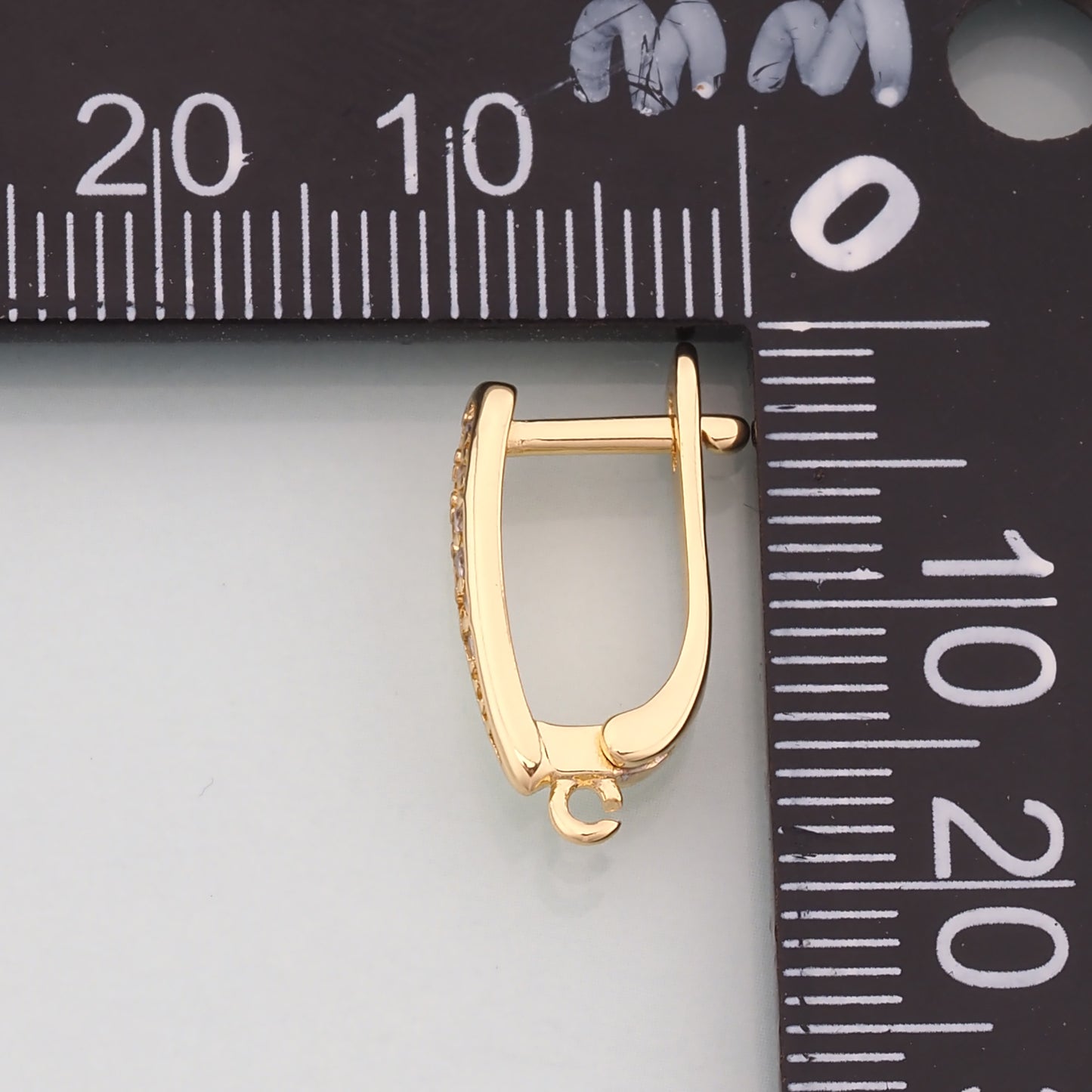 1pair 18K Gold Filled Huggie Earrings Findings,Gold Earrings,Dainty Earrings