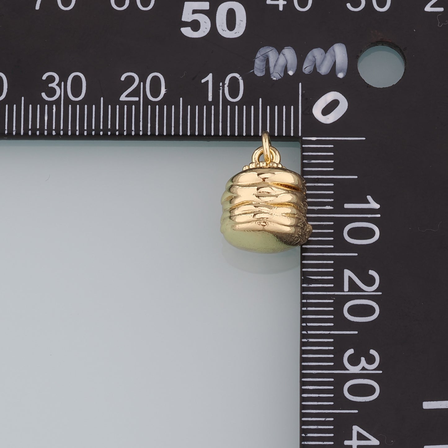 18K Gold Filled Geometry Pendant,Geometry Charm Bracelet Necklace for DIY Jewelry Making Supply