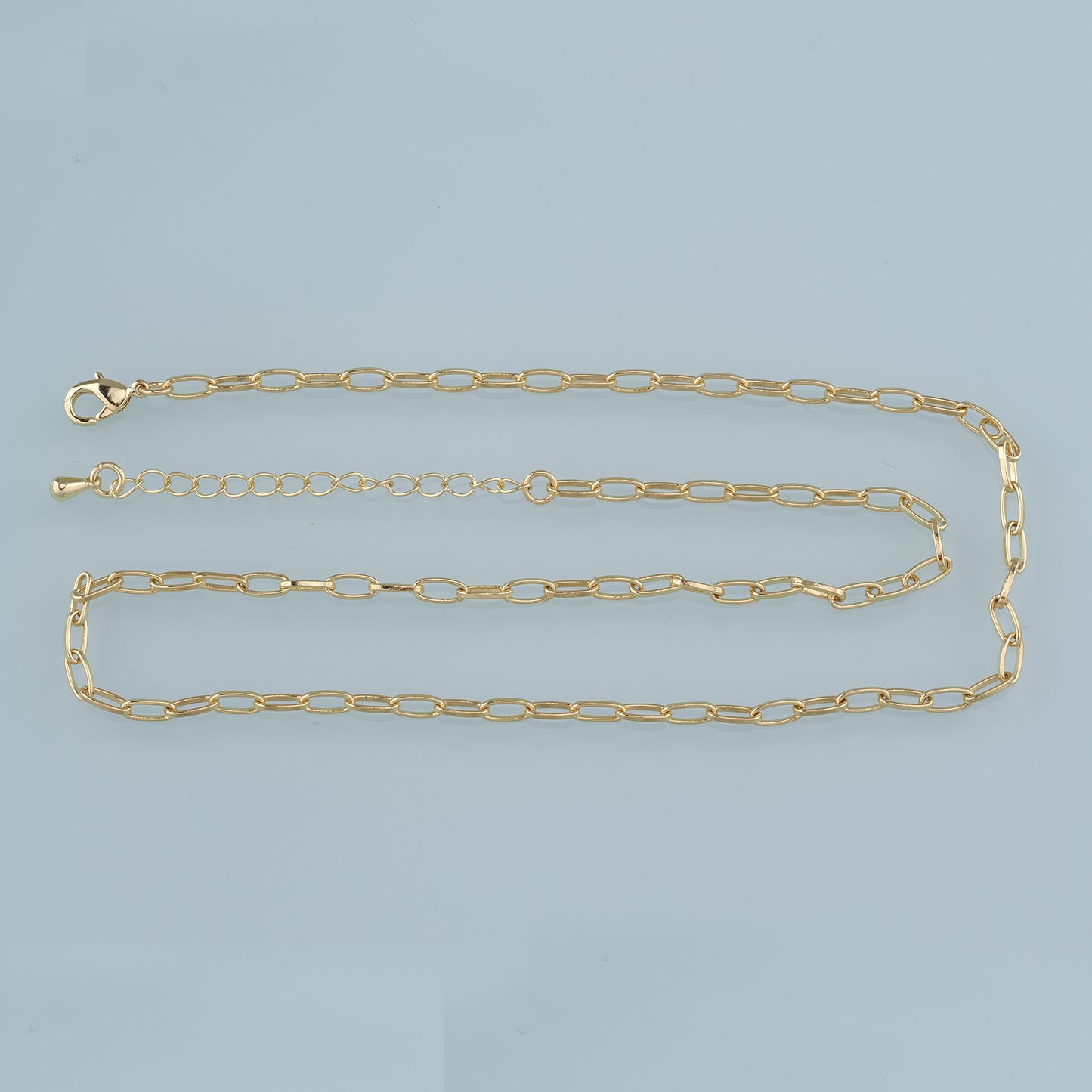 Gold Oval Chain,18K Gold Filled Oval for Necklace Bracelet DIY Jewelry Making Supply