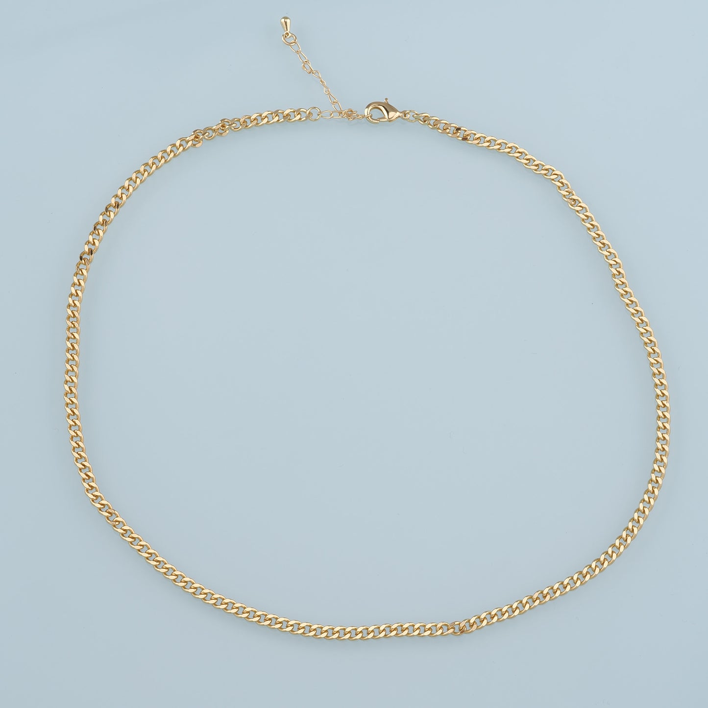 Gold Oval Chain,18K Gold Filled Twisted Oval for Necklace Bracelet DIY Jewelry Making Supply