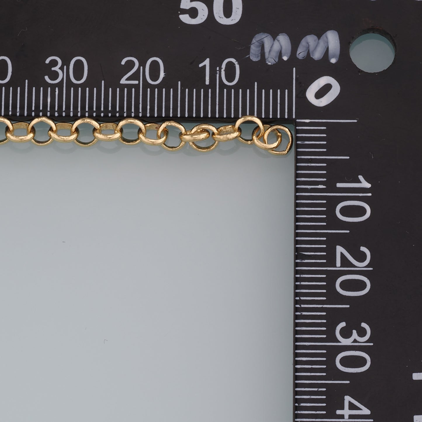 Gold Round Chain,18K Gold Filled Round Chain for Necklace Bracelet DIY Jewelry Making Supply