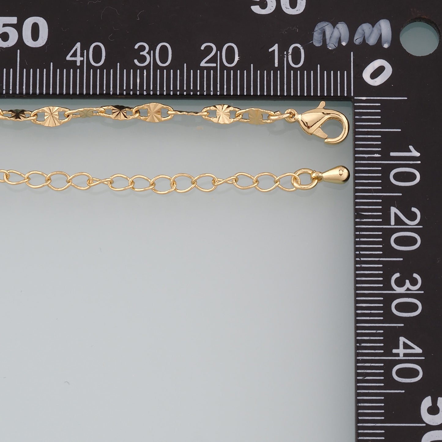 Gold Oval Chain,18K Gold Filled Oval for Necklace Bracelet DIY Jewelry Making Supply