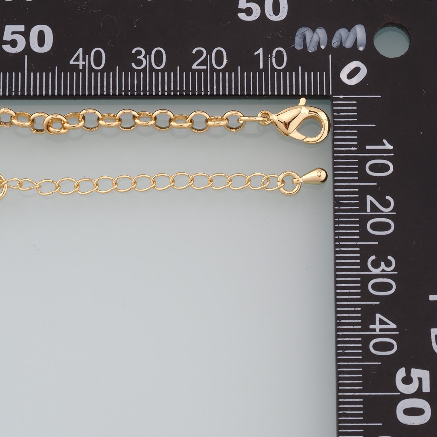 Gold Round Chain,18K Gold Filled Round for Necklace Bracelet DIY Jewelry Making Supply
