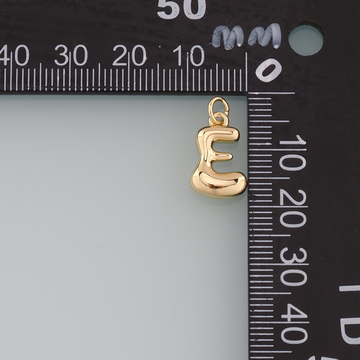 Gold letter Charms,18K Gold Filled letter Pendant,Initial Charm Bracelet Necklace for DIY Jewelry Making Supply