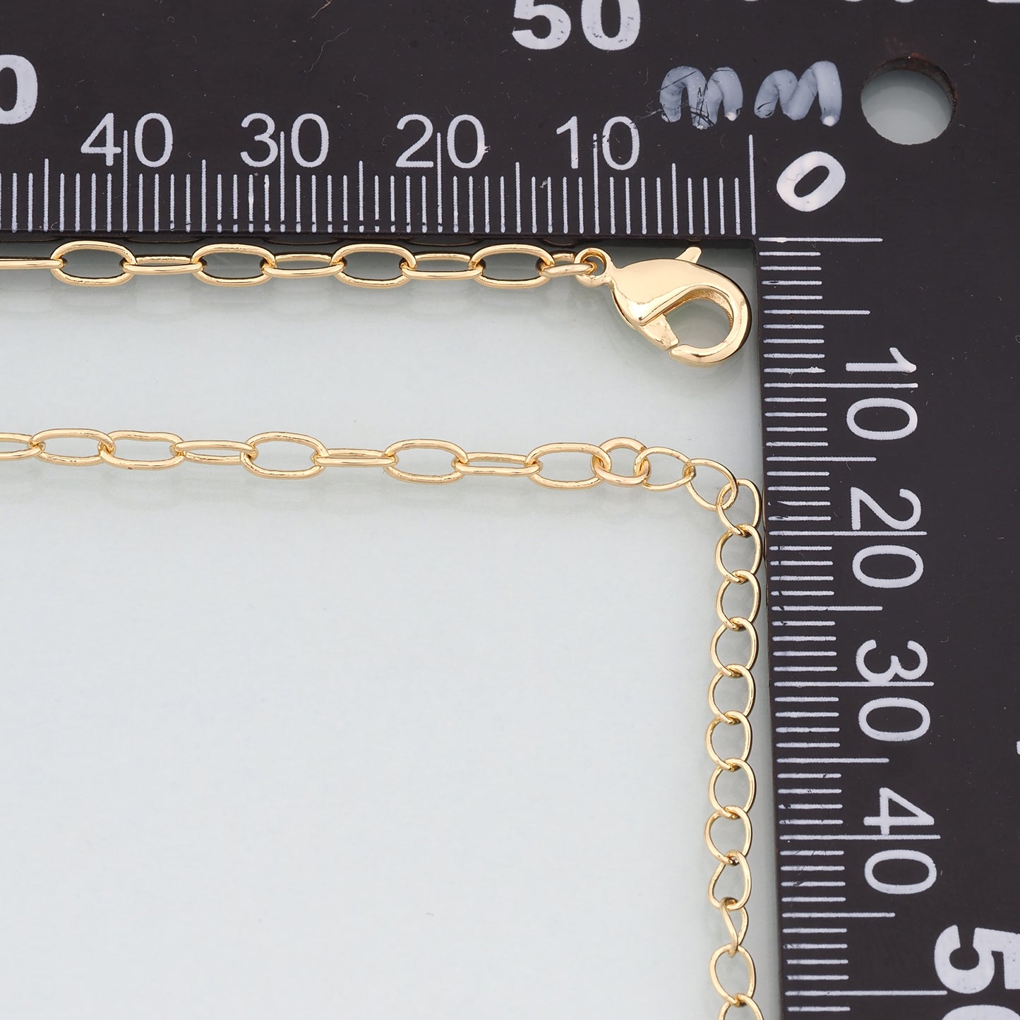 Gold Oval Chain,18K Gold Filled Oval for Necklace Bracelet DIY Jewelry Making Supply