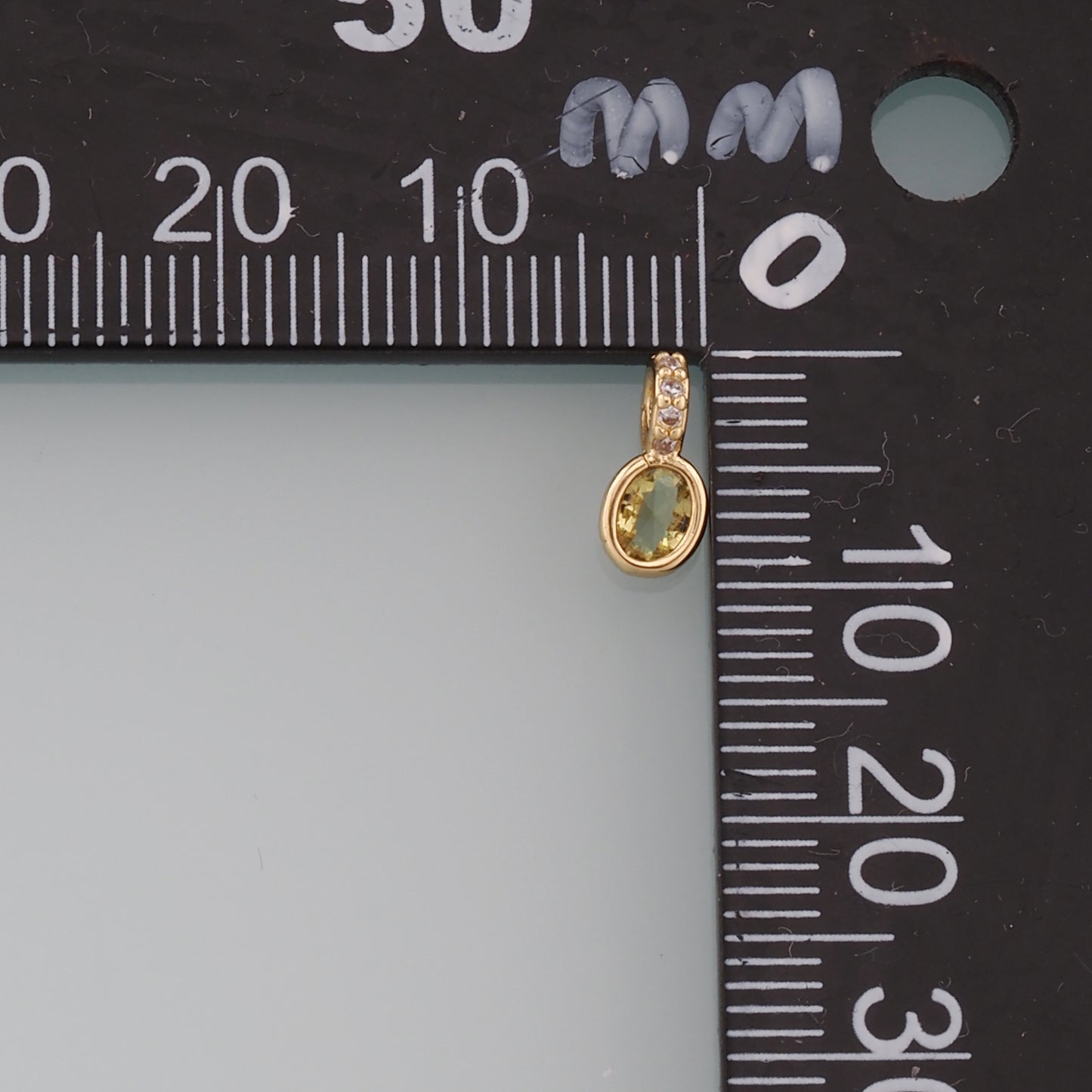 Gold Teardrop Charms,18K Gold Filled Tiny Teardrop Pendant,Crystal Teardrop Charm Bracelet Necklace for DIY Jewelry Making Supply