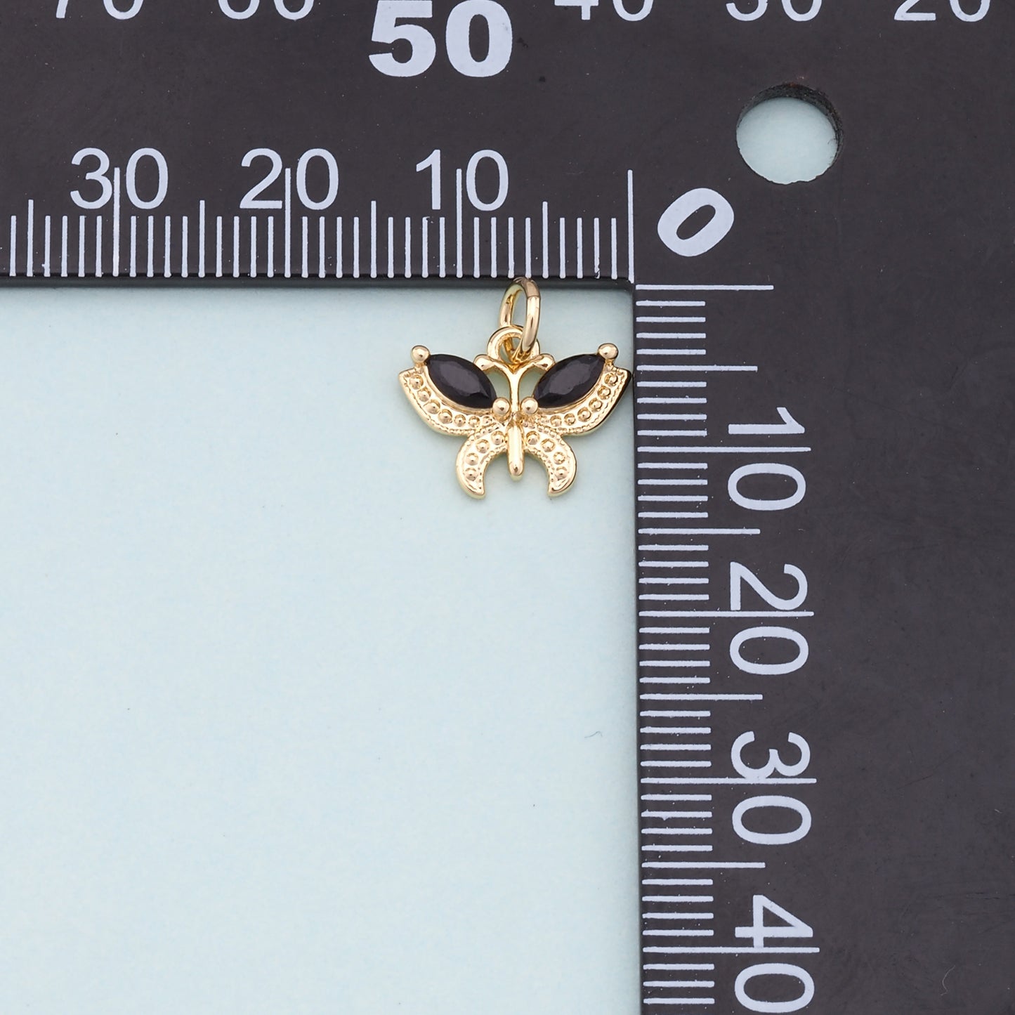 Gold Butterfly Charms,18K Gold Filled Butterfly Pendant,Butterfly Charm Bracelet Necklace for DIY Jewelry Making Supply