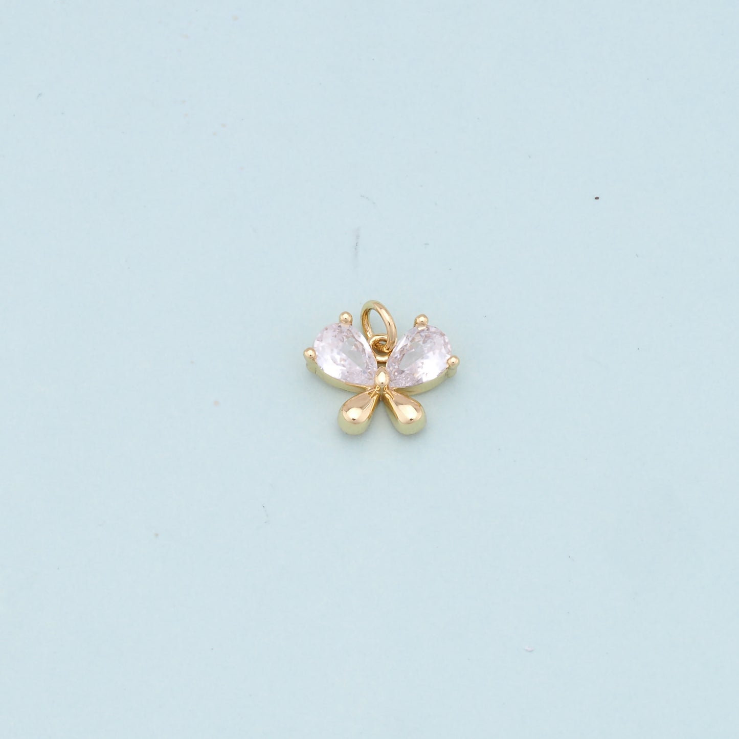 Gold Butterfly Charms,18K Gold Filled Butterfly Pendant,Butterfly Charm Bracelet Necklace for DIY Jewelry Making Supply