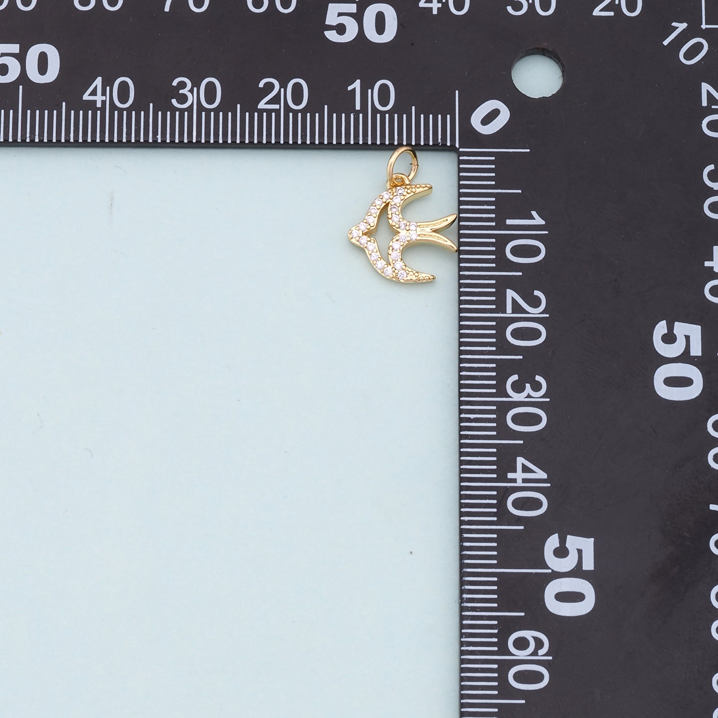Gold Bird Charms,18K Gold Filled Bird Pendant,Bird Charm Bracelet Necklace for DIY Jewelry Making Supply