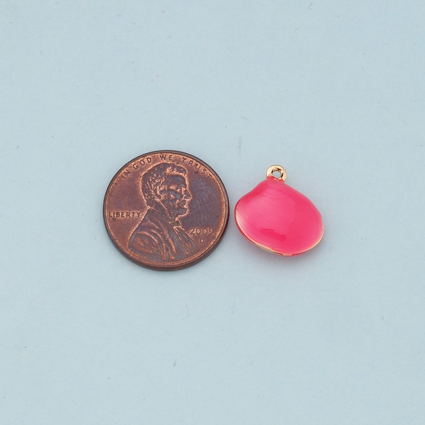 Gold Shell Charms,18K Gold Filled Conch Shell Pendant,Conch Shell Charm Bracelet Necklace for DIY Jewelry Making Supply