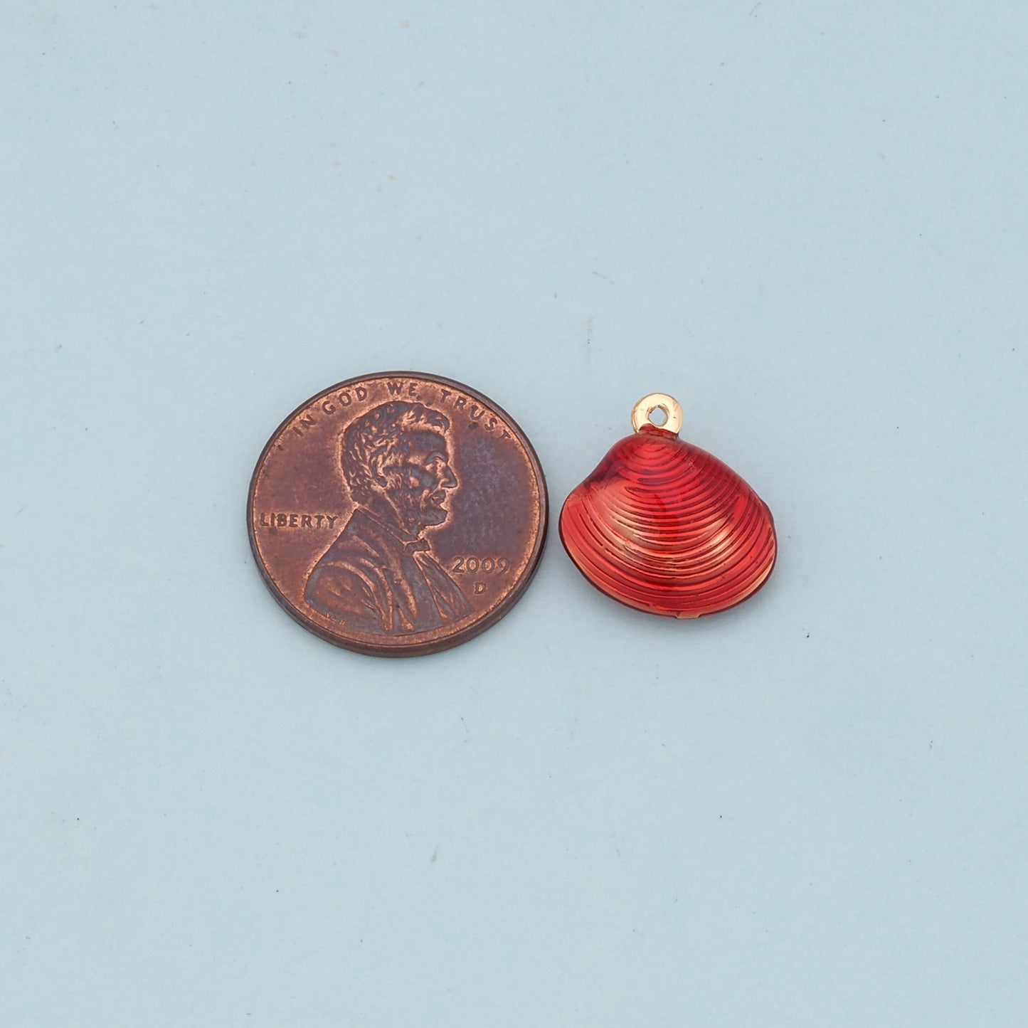 Gold Shell Charms,18K Gold Filled Conch Shell Pendant,Conch Shell Charm Bracelet Necklace for DIY Jewelry Making Supply