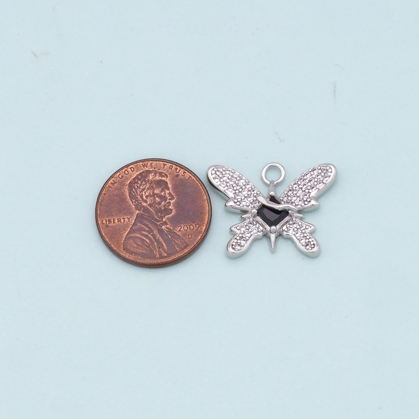 Gold Butterfly Charms,18K Gold Filled Butterfly Pendant,Butterfly Charm Bracelet Necklace for DIY Jewelry Making Supply