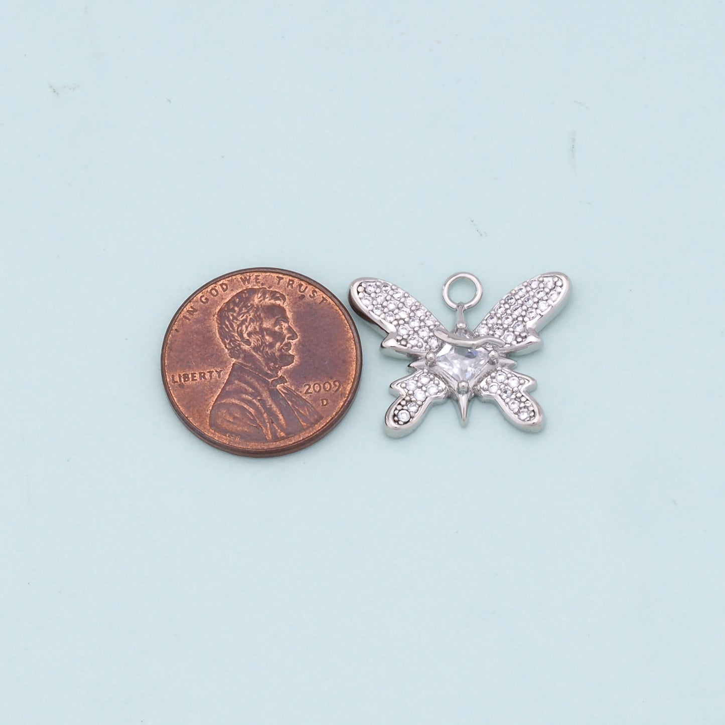 Gold Butterfly Charms,18K Gold Filled Butterfly Pendant,Butterfly Charm Bracelet Necklace for DIY Jewelry Making Supply