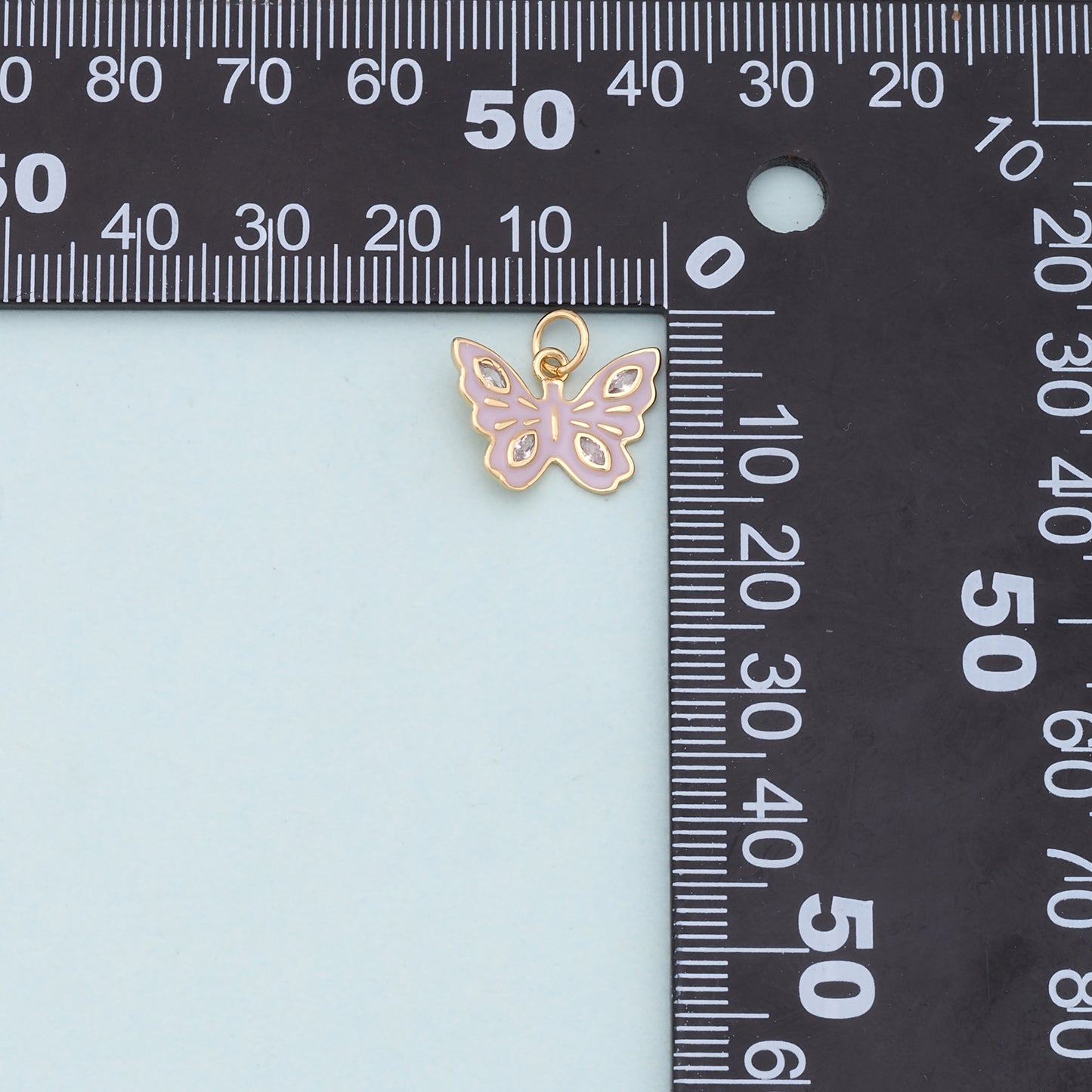 Gold Butterfly Charms,18K Gold Filled Butterfly Pendant,Butterfly Charm Bracelet Necklace for DIY Jewelry Making Supply