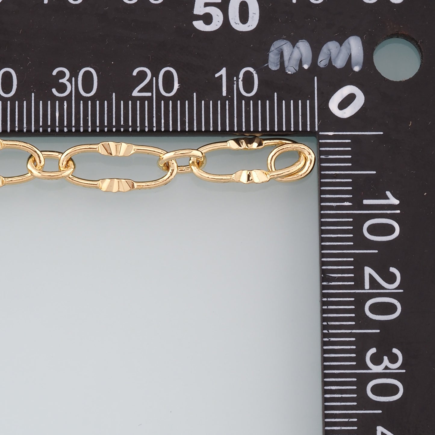 Gold Oval Chain,18K Gold Filled Oval Chain for Necklace Bracelet DIY Jewelry Making Supply