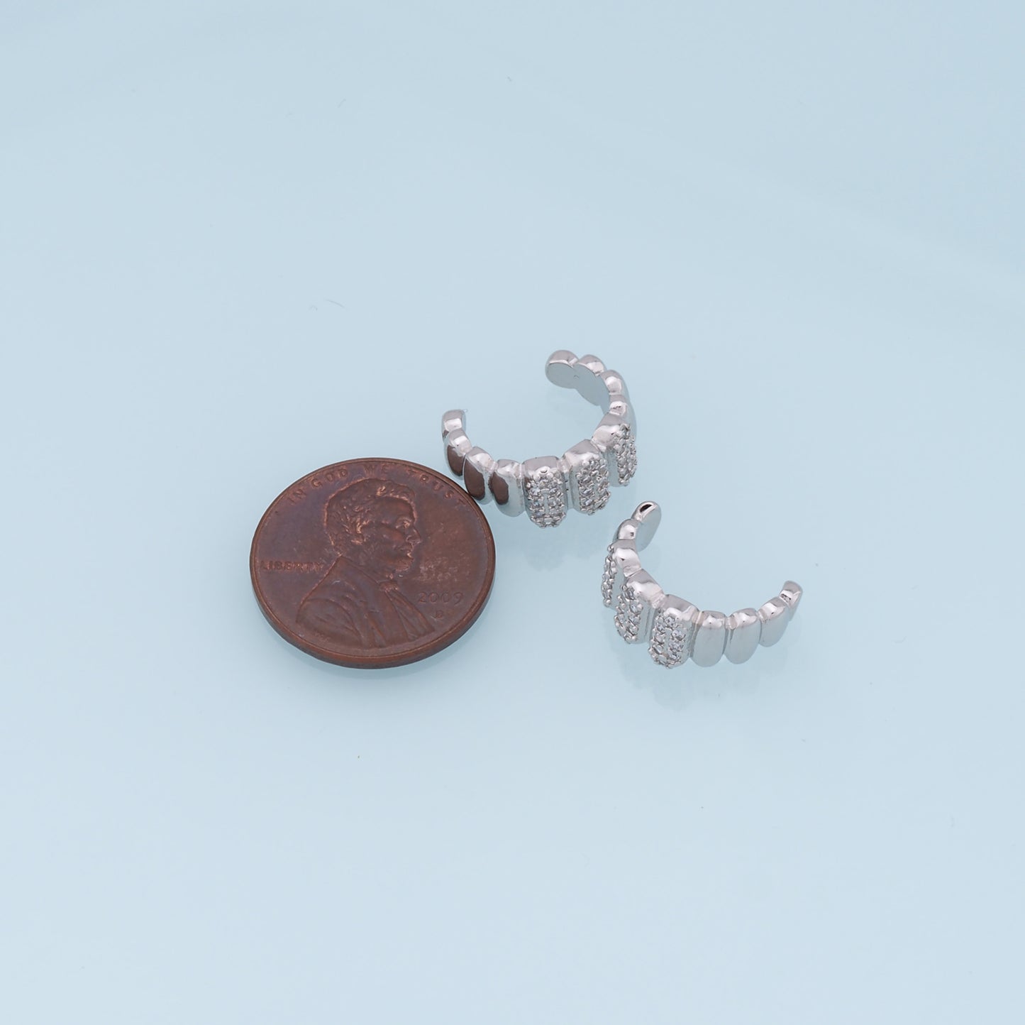 1pair 18K Gold Filled Dainty CZ Hoop Earrings,CZ Ear Cuff No Piercing,Cartilage Earring,Ear Wrap Earrings