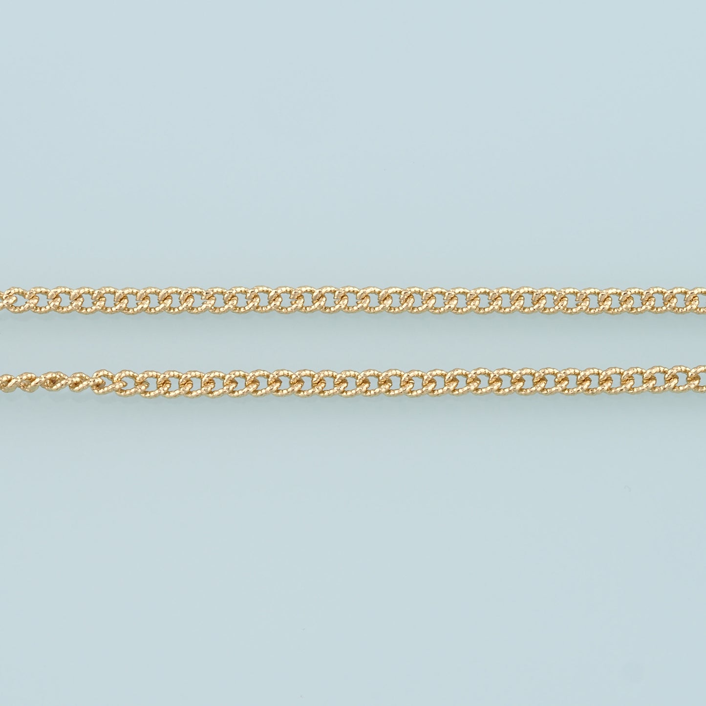 Gold Oval Chain,18K Gold Filled Texture Oval Chain for Necklace Bracelet DIY Jewelry Making Supply