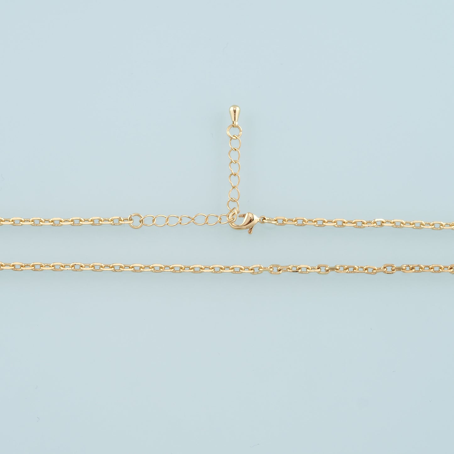 Gold Oval Chain,18K Gold Filled Oval for Necklace Bracelet DIY Jewelry Making Supply