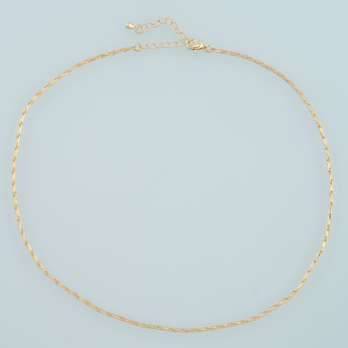 Gold Bone Chain,18K Gold Filled Rectangle for Necklace Bracelet DIY Jewelry Making Supply