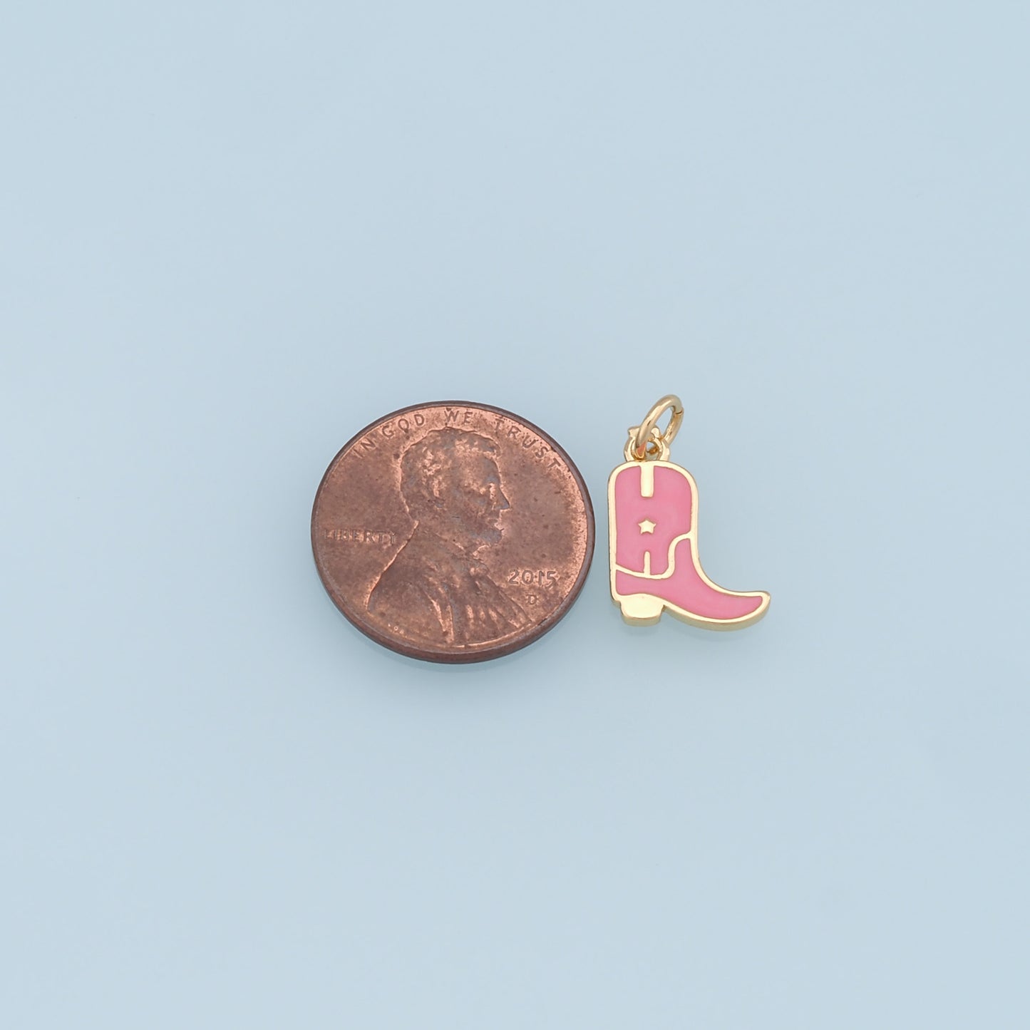 Gold Shoe Charms,18K Gold Filled Shoe Pendant,Shoe Charm Bracelet Necklace for DIY Jewelry Making Supply