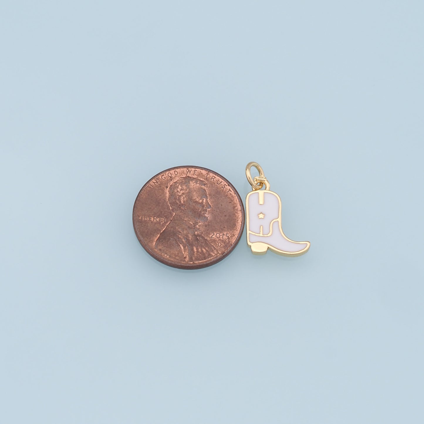 Gold Shoe Charms,18K Gold Filled Shoe Pendant,Shoe Charm Bracelet Necklace for DIY Jewelry Making Supply