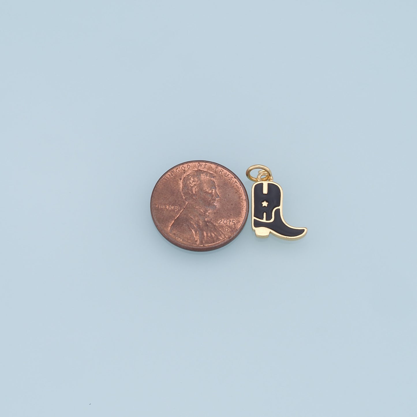 Gold Shoe Charms,18K Gold Filled Shoe Pendant,Shoe Charm Bracelet Necklace for DIY Jewelry Making Supply