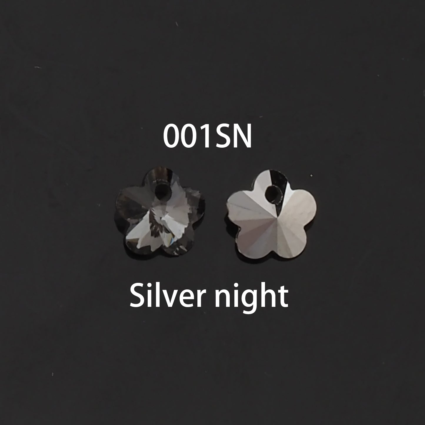 5pcs Flower Crystal Pendant Crystal AB Rhinestones for DIY Craft Jewelry Making Supply
