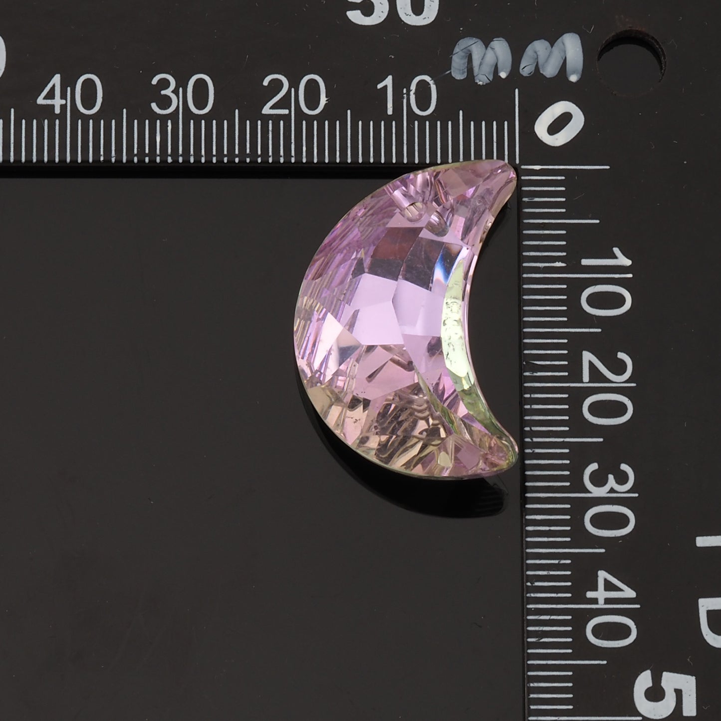 1pcs Moon Crystal Pendant Crystal AB Rhinestones for DIY Craft Jewelry Making Supply