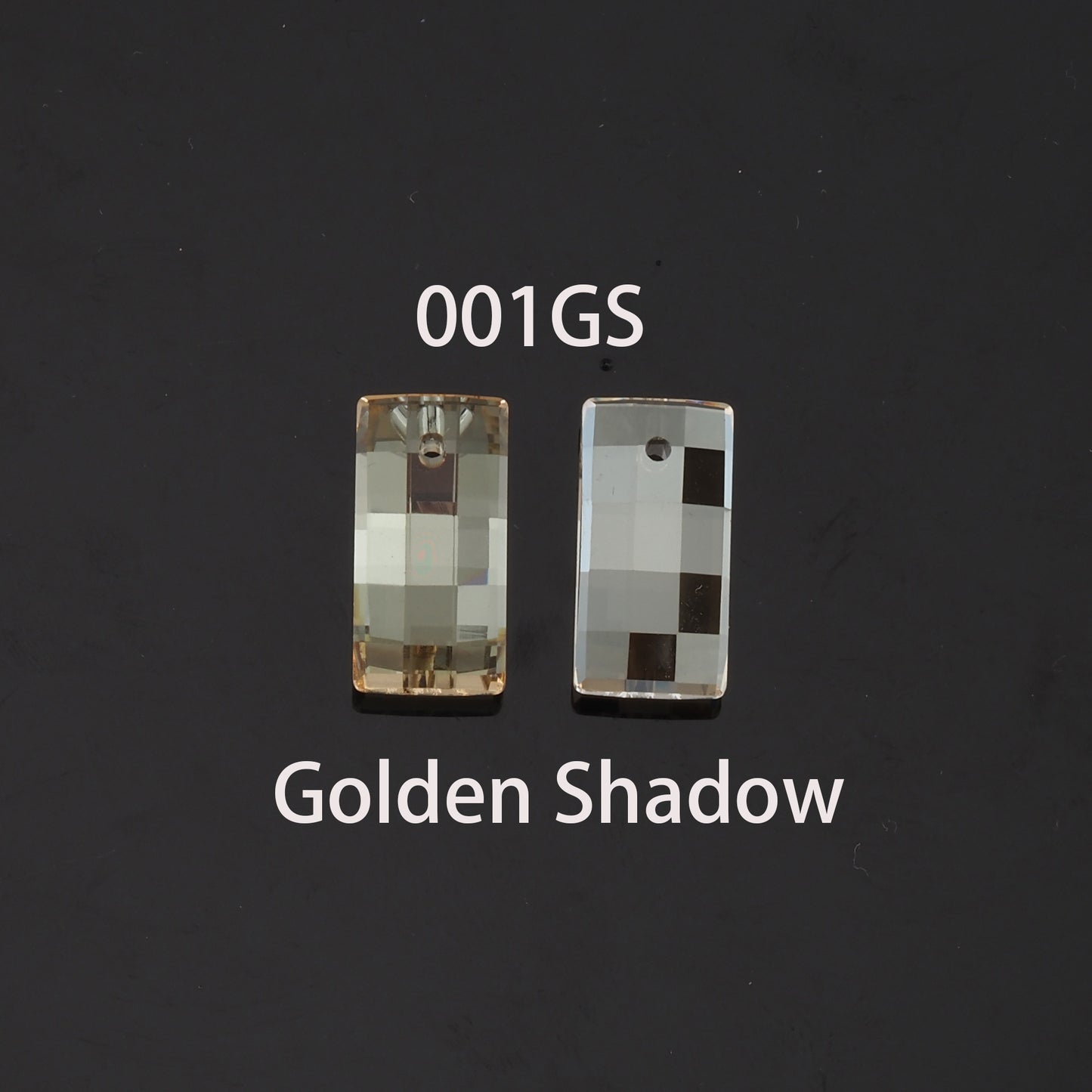 1pcs Rectangle Crystal Pendant Crystal AB Rhinestones for DIY Craft Jewelry Making Supply