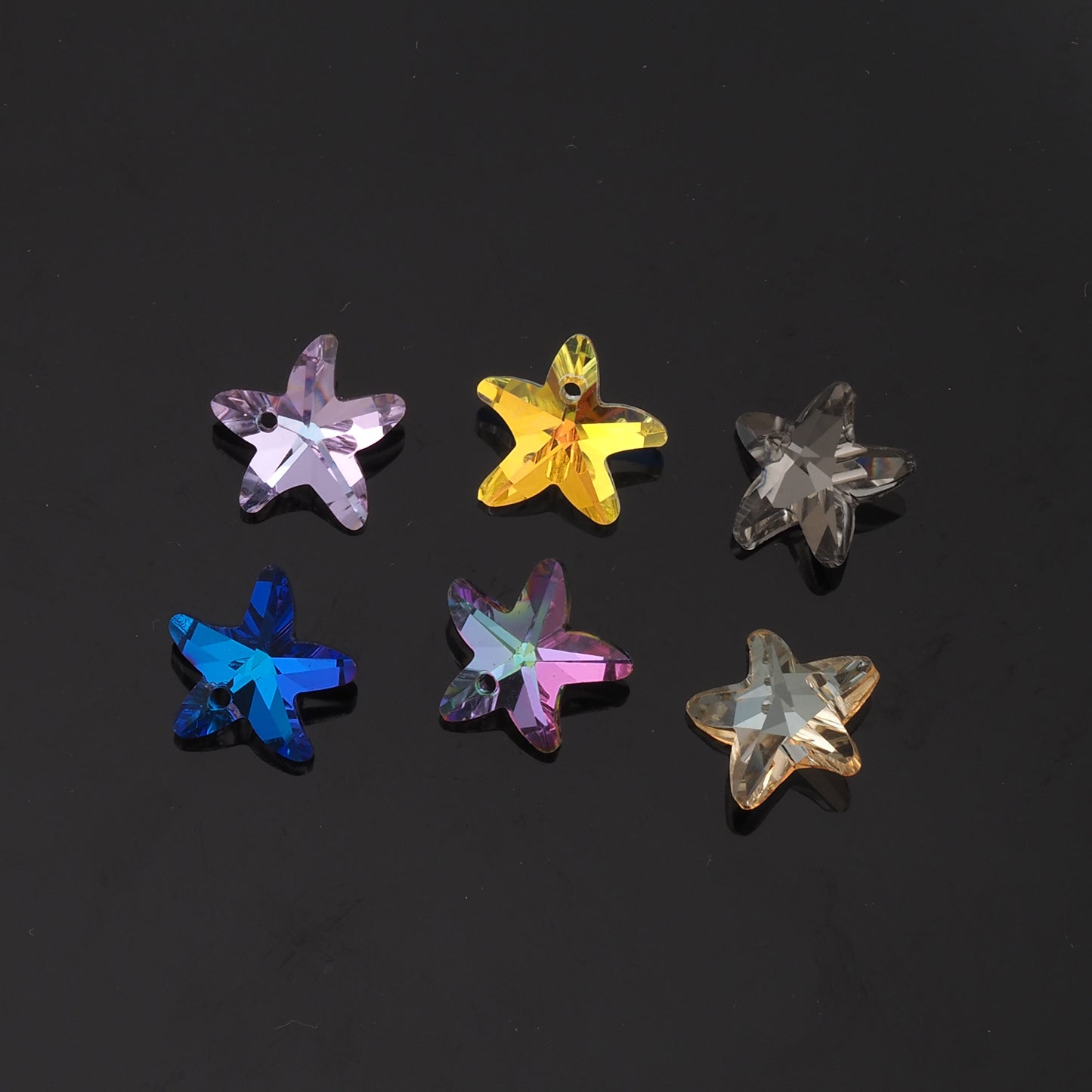 1pcs Starfish Crystal Pendant Crystal AB Rhinestones for DIY Craft Jewelry Making Supply