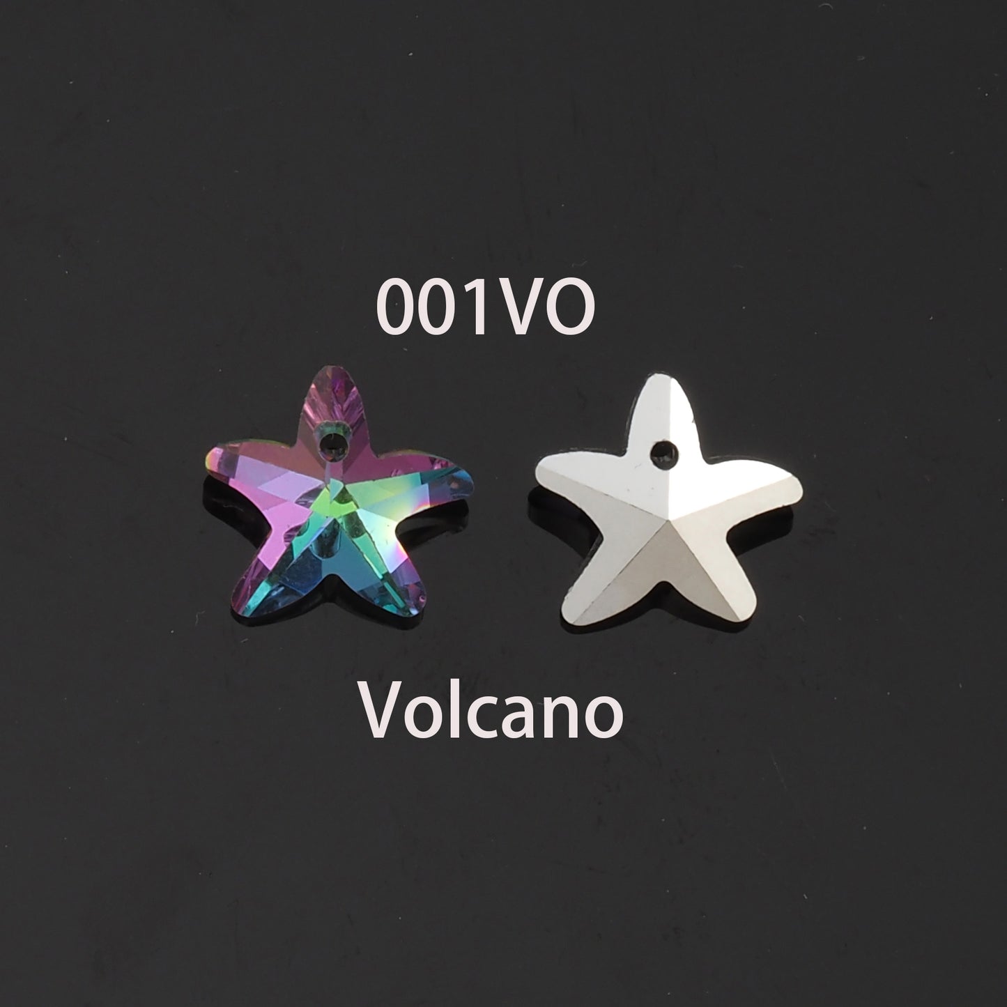 1pcs Starfish Crystal Pendant Crystal AB Rhinestones for DIY Craft Jewelry Making Supply